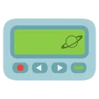 pager + planeta z pierścieniami