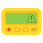 Pager + Warnung