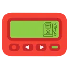 Pager + Tanksäule