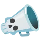 megaphone + skull