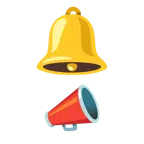 megaphone + bell