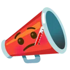 megaphone + face with thermometer