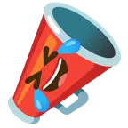 megaphone + rolling on the floor laughing