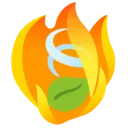 fuoco + foglia al vento
