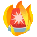 fuoco + lampeggiante