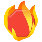fuoco + segnale di stop