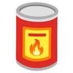 fuoco + cibo in scatola