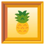obrazek w ramce + ananas