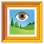 gerahmtes Bild + Auge