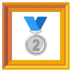 obrazek w ramce + medal za 2. miejsce