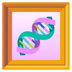 gerahmtes Bild + DNA