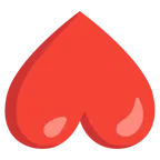 upside-down face + red heart