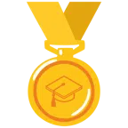 Goldmedaille + Doktorhut