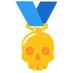 medal za 1. miejsce + czaszka