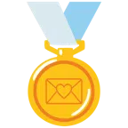 medal za 1. miejsce + list miłosny