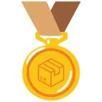 Goldmedaille + Paket