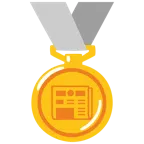 Goldmedaille + Zeitung