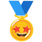 Goldmedaille + überwältigt