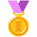 Goldmedaille + DNA