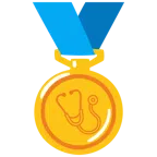 Goldmedaille + Stethoskop