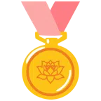 medal za 1. miejsce + lotos