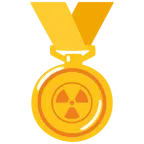 Goldmedaille + Radioaktiv