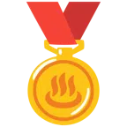 Goldmedaille + heiße Quellen