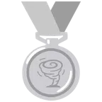 Silbermedaille + Wirbelsturm