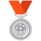Silbermedaille + Fliegenpilz