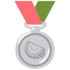 Silbermedaille + Wassermelone