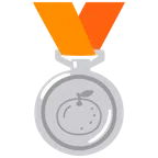 Silbermedaille + Mandarine