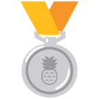 Silbermedaille + Ananas