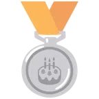 Silbermedaille + Geburtstagskuchen