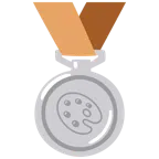 Silbermedaille + Mischpalette
