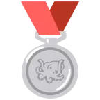 Silbermedaille + Oktopus