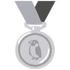 Silbermedaille + Pinguin