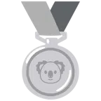 Silbermedaille + Koala