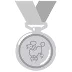 Silbermedaille + Pudel