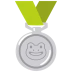 Silbermedaille + Frosch