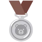 Silbermedaille + Bär