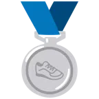Silbermedaille + Sportschuh