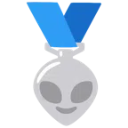 Silbermedaille + Außerirdischer