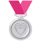 Silbermedaille + wachsendes Herz