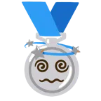 Silbermedaille + schwindlig