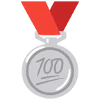 Silbermedaille + 100 Punkte