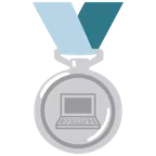 Silbermedaille + Laptop