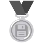 Silbermedaille + Diskette