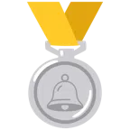 Silbermedaille + Glocke