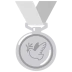 Silbermedaille + Taube