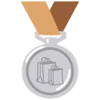 Silbermedaille + Einkaufstüten